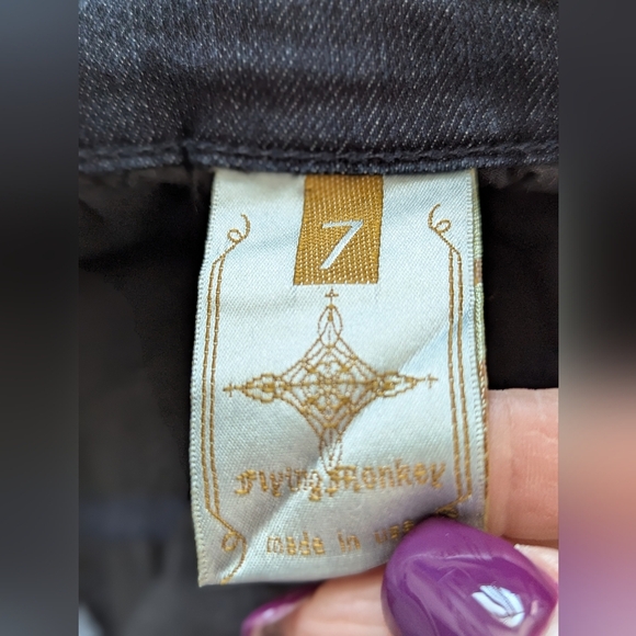 Flying Monkey Women's (Size 7) Stretch Skinny Jeans in Dark Blue - Picture 11 of 14